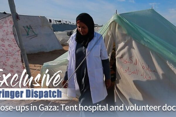 Volunteer Doctor Turns Gaza Tent into Lifeline Amid Conflict Volunteer Doctor Turns Gaza Tent into Lifeline Amid Conflict video poster