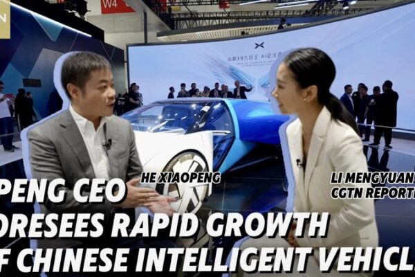 XPENG CEO Predicts Rapid Growth of Intelligent Vehicles in China video poster