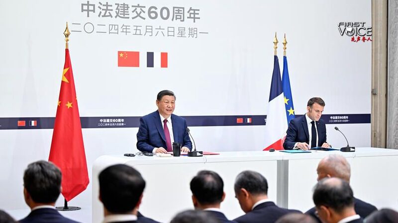 Xi-Macron_Meeting_Boosts_China-France_Ties_with_New_Agreements - Khabar Asia Xi-Macron Meeting Boosts China-France Ties with New Agreements