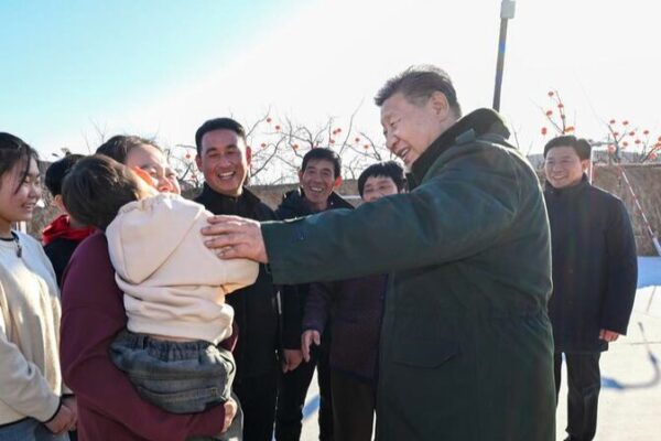 Xi Jinping Visits Flood-Affected Village, Reassures Residents Before Spring Festival Xi_Jinping_Visits_Flood_Affected_Village__Reassures_Residents_Before_Spring_Festival