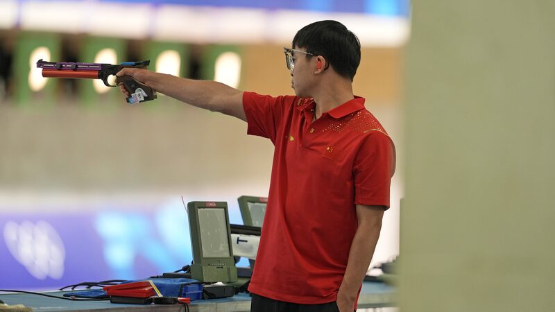 Xie_Yu_Wins_Third_Gold_for_China_in_10m_Air_Pistol_at_Paris_Olympics