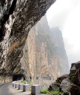 Xiyagou Cliffside Road: China’s Cliffside Marvel Xiyagou_Cliffside_Road__China_s_Cliffside_Marvel video poster