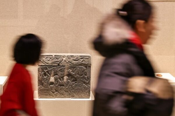Ancient Liao Dynasty Artifact Depicting Ne Zha on Display in Shenyang Museum Ancient_Liao_Dynasty_Artifact_Depicting_Ne_Zha_on_Display_in_Shenyang_Museum