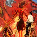 Ne_Zha_2_Inspired_Mural_Becomes_Village_Attraction_in_Zibo