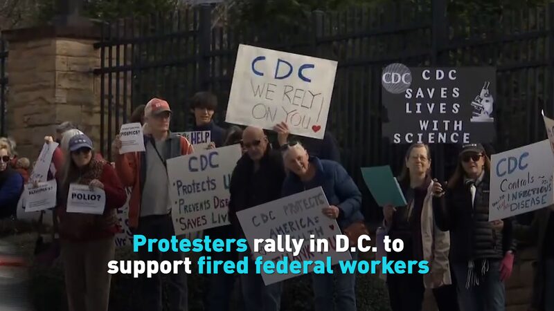 Protesters Rally in Washington D.C. Against Federal Worker Firings Protesters_Rally_in_Washington_D_C__Against_Federal_Worker_Firings video poster