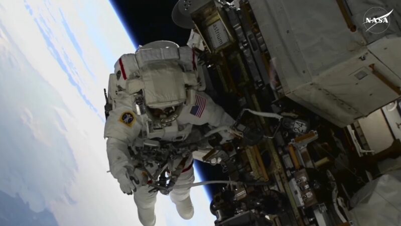 Stranded_Astronauts_Take_First_Spacewalk__Set_Record_Above_Earth