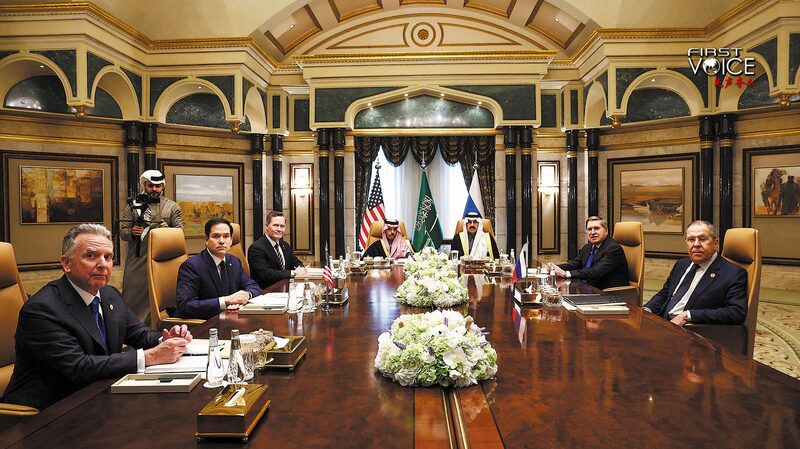 US_and_Russia_Pursue_Ukraine_Peace_Settlement_in_Saudi_Talks