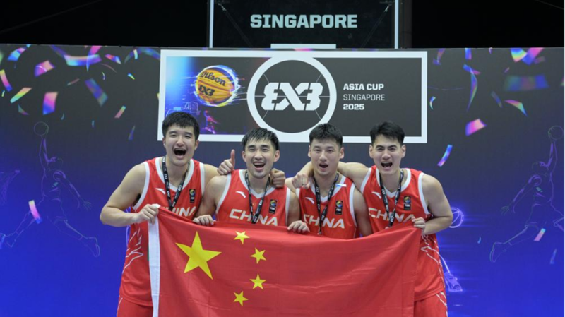 VOR1K2LMZKDOMD4T9N5W - Khabar Asia China Men’s 3×3 Basketball Team Secures Historic Asia Cup Silver