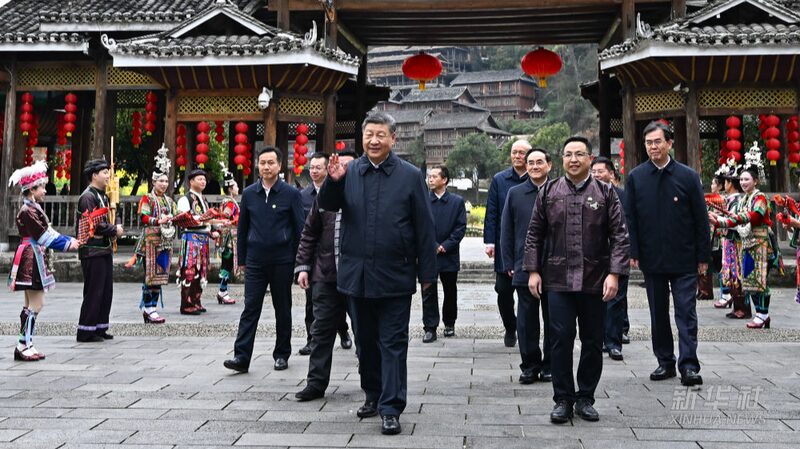 Xi_Jinping_Tours_Guizhou_Ethnic_Village__Highlights_Rural_Revitalization
