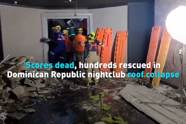 Deadly Roof Collapse at Dominican Republic Concert Kills Scores, Over 100 Rescued Deadly_Roof_Collapse_at_Dominican_Republic_Concert_Kills_Scores__Over_100_Rescued video poster