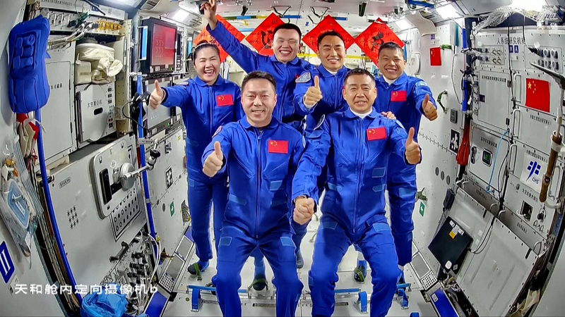 Historic_Handover_in_Orbit__Shenzhou_Crews_Unite_at_China_Space_Station_poster - Khabar Asia Historic_Handover_in_Orbit__Shenzhou_Crews_Unite_at_China_Space_Station video poster