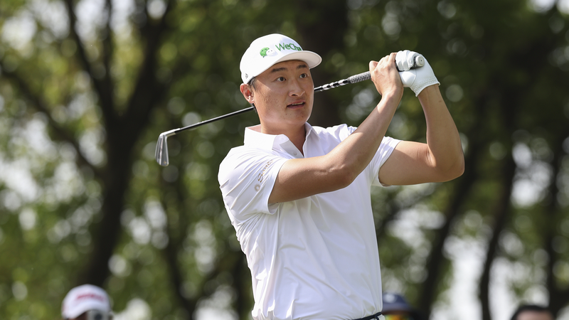 Li Haotong Ties Volvo China Open Lead with Stellar Round Li_Haotong_Ties_Volvo_China_Open_Lead_with_Stellar_Round