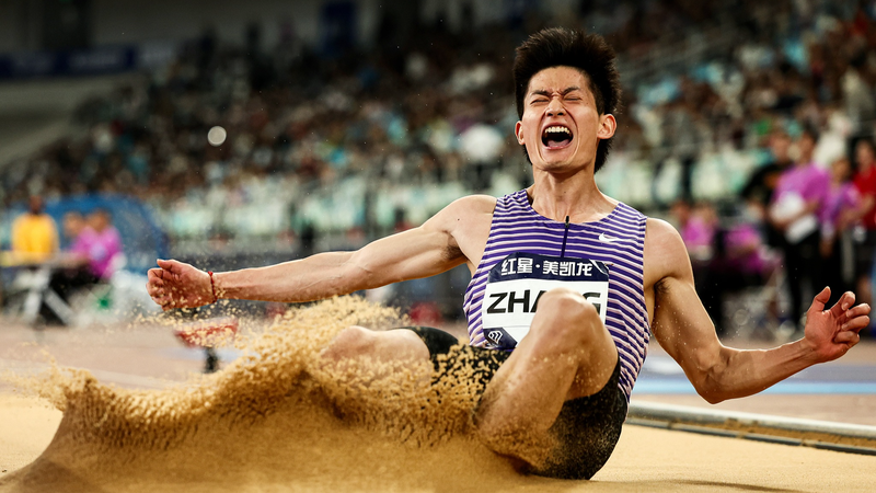 China’s Zhang Mingkun Leaps to Diamond League Victory in Xiamen Opener
