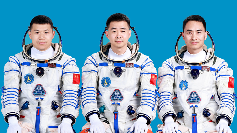 Y7OW3RW6THRP9M4MRYCR - Khabar Asia China’s Shenzhou-20 Crew Highlights Ambitious Space Program video poster