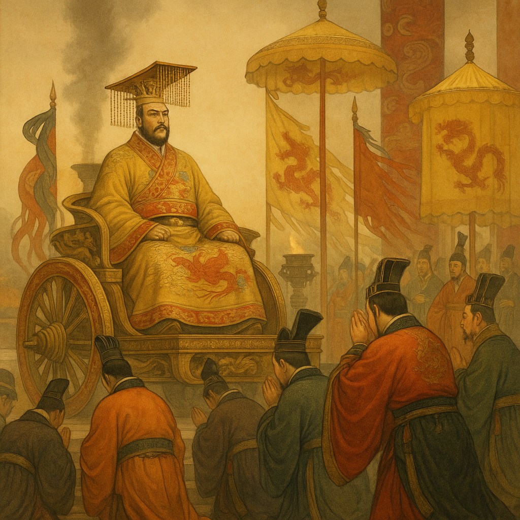 The Coronation of the Zhongshi Emperor - Khabar Asia The Coronation of the Zhongshi Emperor