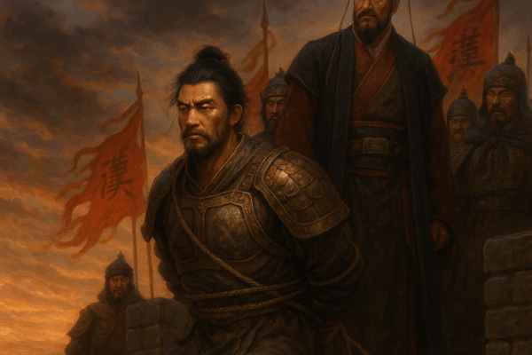 Chapter 19: Fierce Fighting at Xiapi, Lü Bu’s Fall at the White Gate Tower The Fall of the Fierce Hero Lv Bu Captured at White Gate Tower