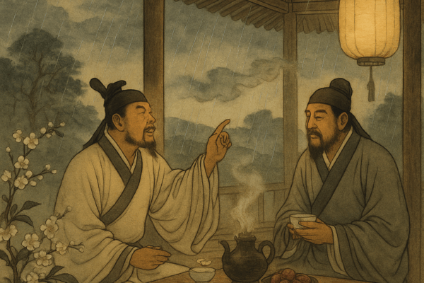 Chapter 21: Cao Cao Brews Wine to Discuss Heroes; Guan Yu Captures the City and Slays Che Zhou Brewing Wine to Discuss Heroes