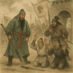 Guan Yu and Zhang Fei Apprehend the Enemy Generals - Khabar Asia Guan Yu and Zhang Fei Apprehend the Enemy Generals
