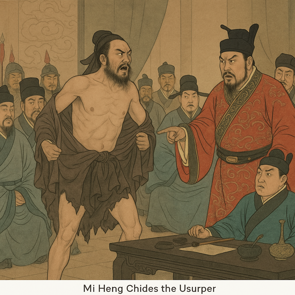 Mi Heng Chides the Usurper