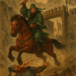 Guan Yu Strikes Down Kong Xiu at Dongling Pass - Khabar Asia Guan Yu Strikes Down Kong Xiu at Dongling Pass