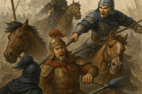 Chapter 31: Cao Cao’s Defeat of Yuan Shao at Cangting; Liu Bei Seeks Refuge in Jingzhou under Liu Biao Cao Cao‘s Crushing Ambush at Cangting