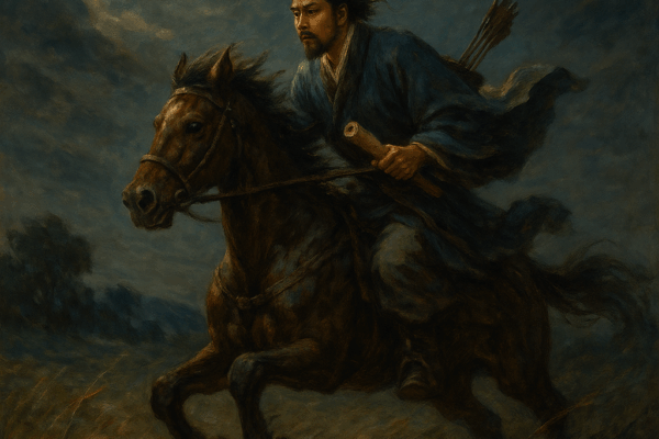 Chapter 36: Xuande’s Stratagem at Fan City; Yuan Zhi Recommends Zhuge Midnight Ride of Xu Shu to Recommend the Crouching Dragon