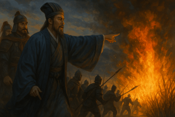 Chapter 39: The Young Lord of Jing Province Seeks Counsel Three Times, and the Strategist First Deploys at Boyang Slope The Ambush at Boyang Slope