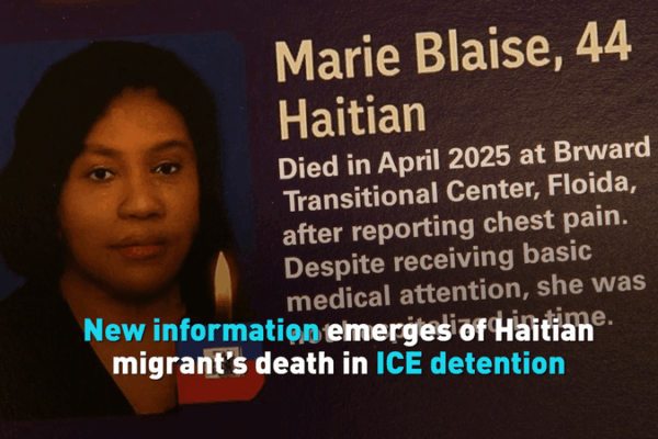 Questions Arise Over Haitian Migrant’s Death in U.S. Custody Questions Arise Over Haitian Migrant’s Death in U.S. Custody video poster