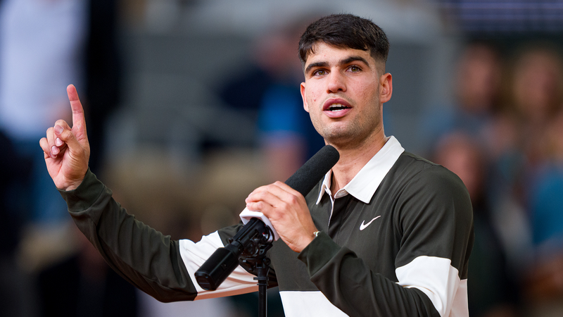 Carlos Alcaraz Serenades French Open Crowd After Victory Carlos_Alcaraz_Serenades_French_Open_Crowd_After_Victory