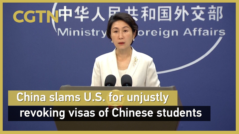 China_Condemns_U_S__Visa_Revocations_for_Students video poster