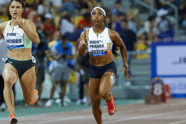 Jamaica’s Tia Clayton Stuns Sprint Legend Fraser-Pryce in Doha Diamond League Jamaica_s_Tia_Clayton_Stuns_Sprint_Legend_Fraser_Pryce_in_Doha_Diamond_League
