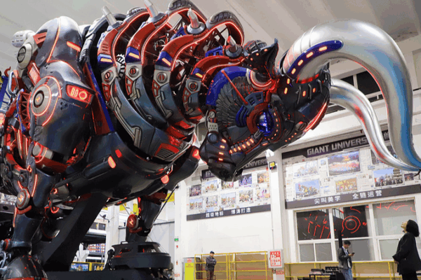 Mythical Kui Niu Reborn as Mechanical Marvel in Dalian Mythical_Kui_Niu_Reborn_as_Mechanical_Marvel_in_Dalian
