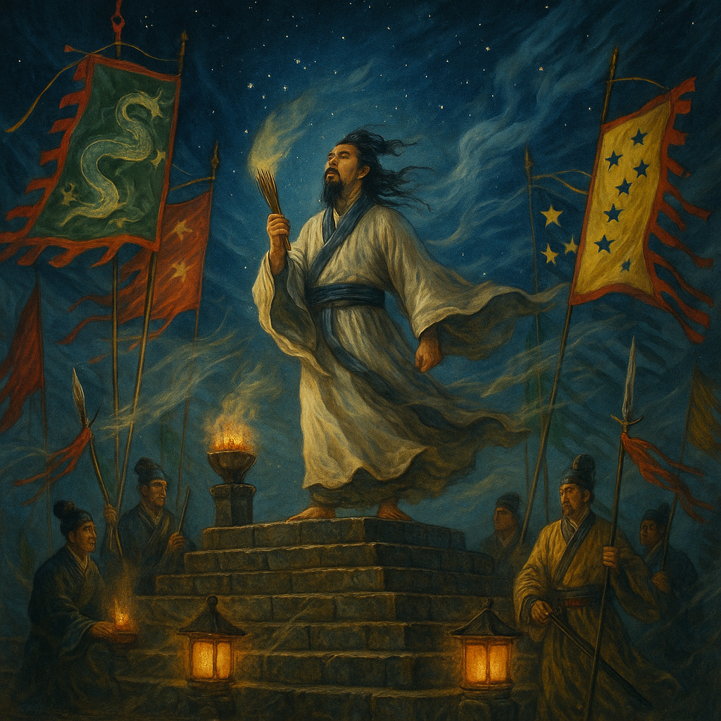 Zhuge Liang Summoning the East Wind - Khabar Asia Zhuge Liang Summoning the East Wind