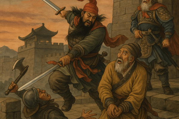 Chapter 53: Guan Yu’s Righteous Release of Huang Hansheng; Sun Zhongmou’s Great Battle with Zhang Wenyuan Wei Yan’s Rescue of Huang Zhong