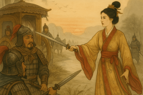 Chapter 55: Liu Bei’s Clever Provocation of Lady Sun; Zhuge Liang Twice Humiliates Zhou Gongjin Lady Sun’s Defiance