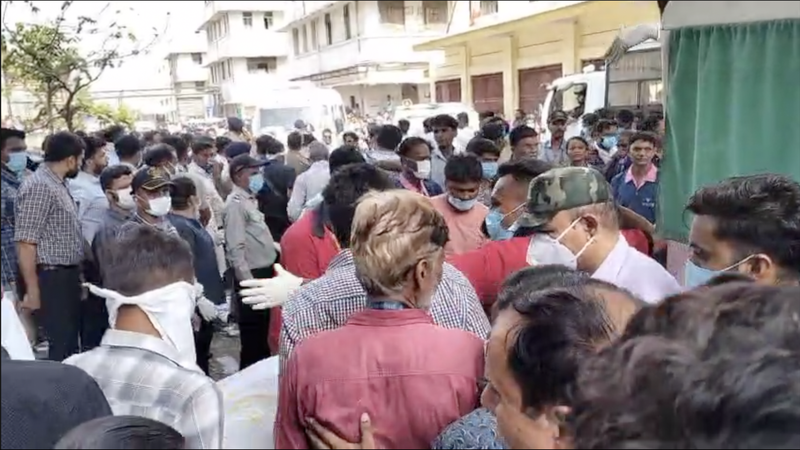 Air India Crash in Gujarat: Rescue Efforts Captured by CGTN Stringer Air_India_Crash_in_Gujarat__Rescue_Efforts_Captured_by_CGTN_Stringer video poster