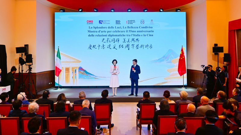 China-Italy Art Exhibit Celebrates 55 Years of Diplomatic Ties China_Italy_Art_Exhibit_Celebrates_55_Years_of_Diplomatic_Ties