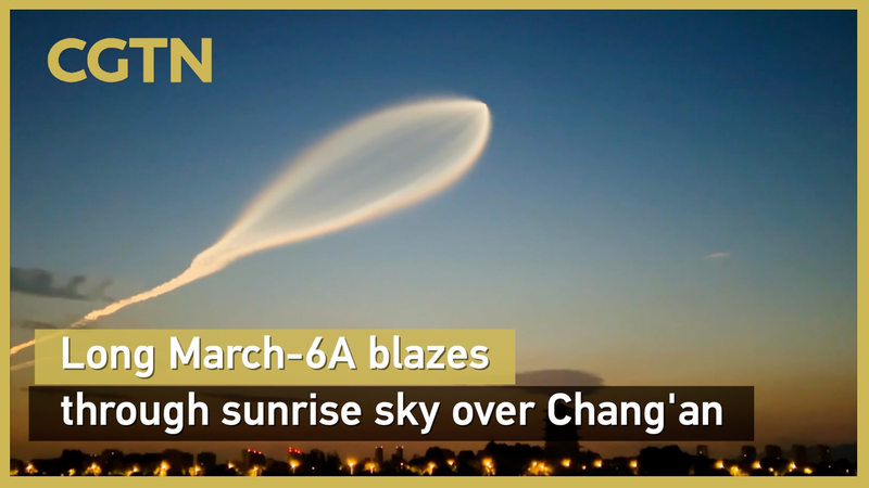 China’s Long March-6A Rocket Launches New Satellite Cluster at Sunrise China_s_Long_March_6A_Rocket_Launches_New_Satellite_Cluster_at_Sunrise video poster