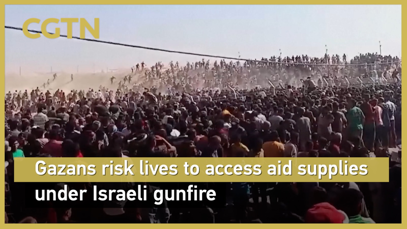 Gazans_Brave_Israeli_Gunfire_to_Access_Vital_Aid_Supplies_poster - Khabar Asia Gazans_Brave_Israeli_Gunfire_to_Access_Vital_Aid_Supplies video poster