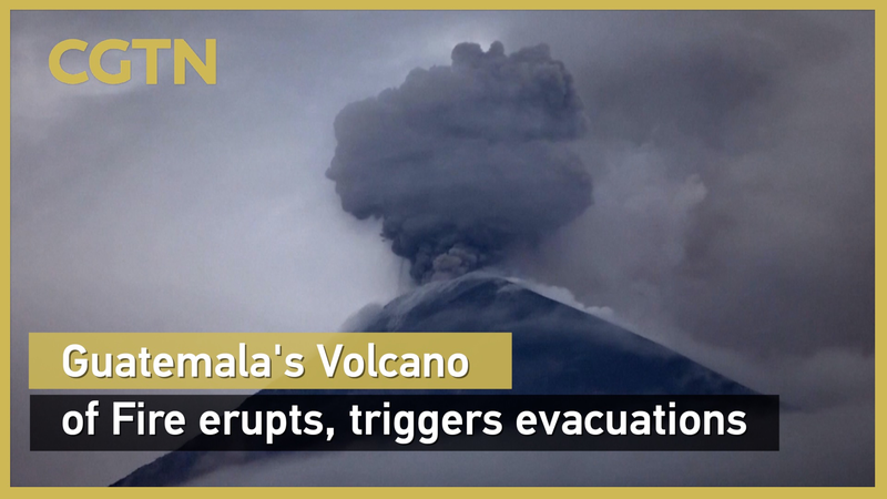 Guatemala’s Volcano of Fire Erupts, Prompting Mass Evacuations Guatemala_s_Volcano_of_Fire_Erupts__Prompting_Mass_Evacuations video poster