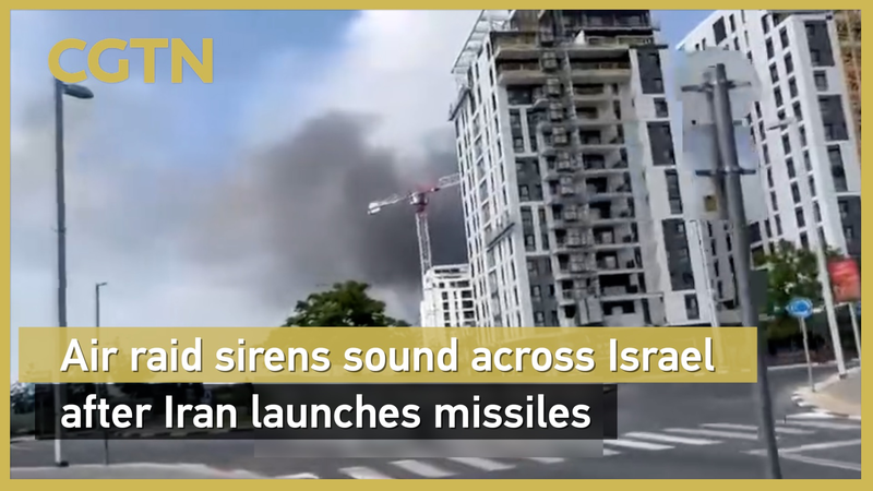 Iran Launches Missiles at Israel; Air Raid Sirens Sound Nationwide Iran_Launches_Missiles_at_Israel__Air_Raid_Sirens_Sound_Nationwide video poster