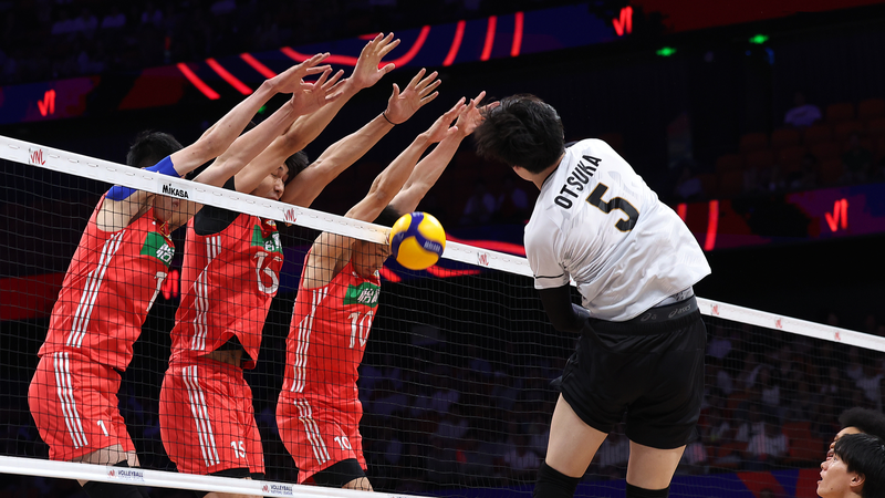 Japan Dominates China in Volleyball Nations League Clash Japan_Dominates_China_in_Volleyball_Nations_League_Clash