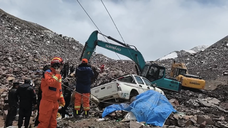 Landslide in Southwest China’s Xizang Leaves 3 Dead, 7 Missing Landslide_in_Southwest_China_s_Xizang_Leaves_3_Dead__7_Missing video poster