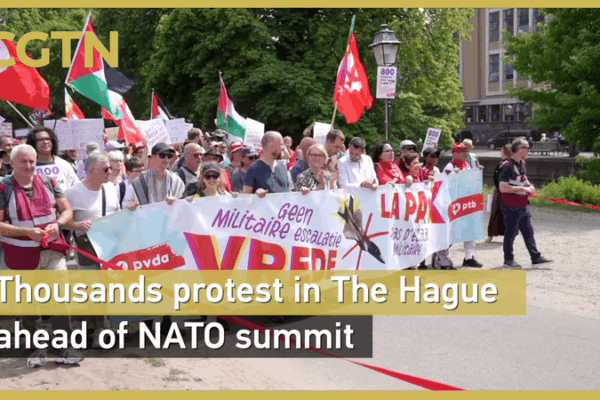 Thousands Rally in The Hague Ahead of NATO Summit Over Military Spending Thousands_Rally_in_The_Hague_Ahead_of_NATO_Summit_Over_Military_Spending video poster