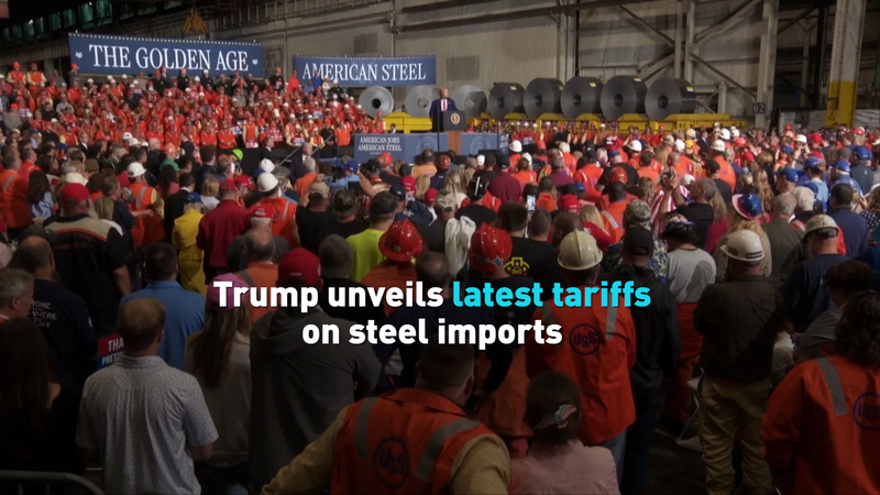 Trump_Announces_New_Steel_Tariffs_as_US_Markets_Post_Strong_Month video poster
