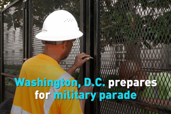 Washington D.C. Gears Up for Military Parade Amid Tensions Washington_D_C__Gears_Up_for_Military_Parade_Amid_Tensions video poster