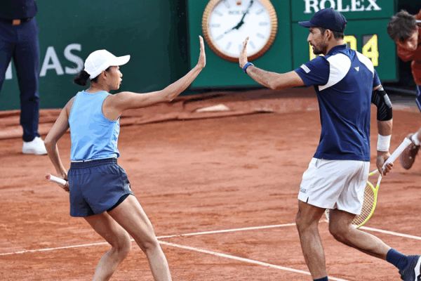 Zhang Shuai Advances to French Open Mixed Doubles Semifinals with Arevalo Zhang_Shuai_Advances_to_French_Open_Mixed_Doubles_Semifinals_with_Arevalo