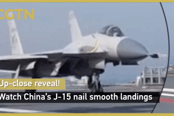 China’s J-15 Jets Master Precision Landings in West Pacific Drills China’s J-15 Jets Master Precision Landings in West Pacific Drills video poster