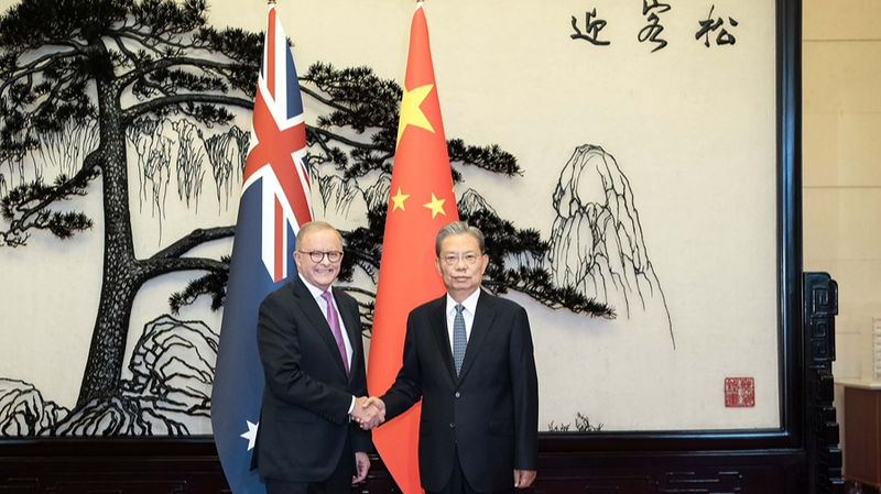 China-Australia Ties Strengthen as Top Legislator Meets PM Albanese China_Australia_Ties_Strengthen_as_Top_Legislator_Meets_PM_Albanese