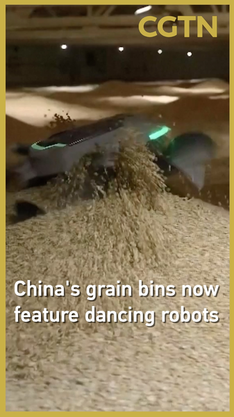 China_Deploys__Dancing_Robots__to_Revolutionize_Grain_Storage video poster
